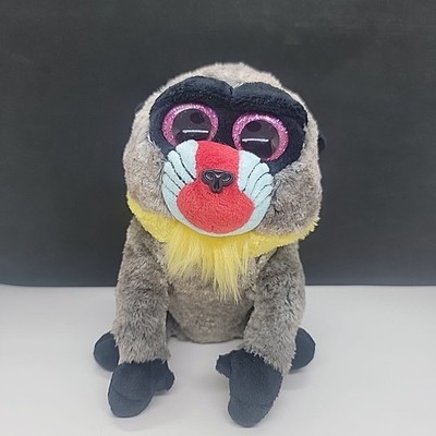 2018 TySilk Ty Beanie Boos WASABI Baboon Monkey Plush - 6 