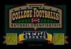 College Football's Championship - Sega Genesis Complete
