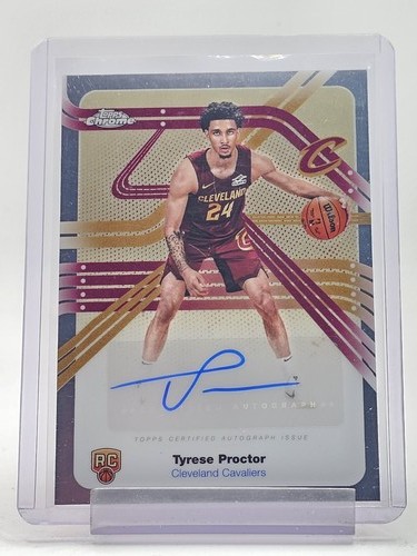 2025 Topps Chrome Tyrese Proctor Next Stop Signatures (RAW)