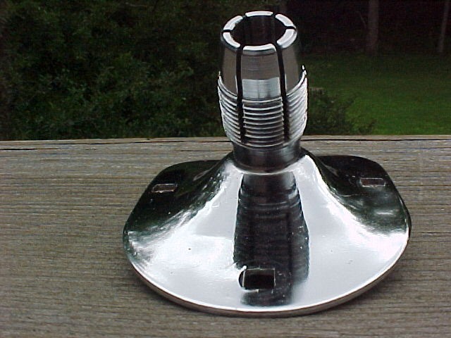 ROGERS DRUMS Swivo-Matic short tall 75 degree angle bass drum collet plate #2