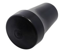 Stand base RMS 22mm black main stand, rubber Vespa classic PK PX COSA LML