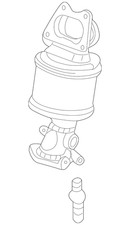 Genuine Acura Catalytic Converter With Integr...