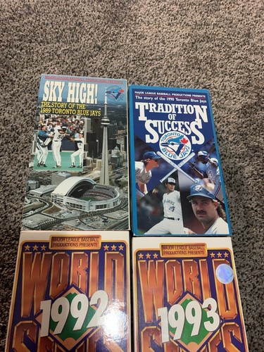 Toronto Blue Jays Baseball vintage VHS tapes championship team run 1992-93 - Picture 2 of 8