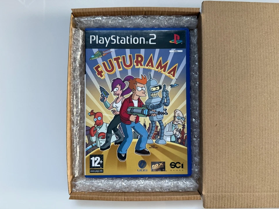 Futurama PS2 - UK PAL VGC CIB - High Quality Packing - Tracked - Image 2 of 4