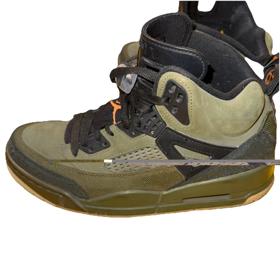 Nike Air Jordan Spizike 'Verde Oliva' 315371-300 Talla 12 Naranja Ejército Foto 4 de 4