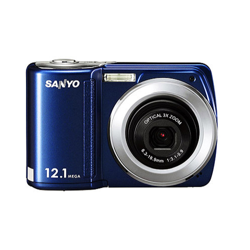 Sanyo VPC-X1250 12.1 MP 3X Optical Zoom Camera Pink No SD Card No