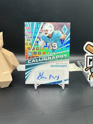 Grayson Murphy 2024 Phoenix Rookie Calligraphy Auto Silver Pandora Dolphins(DTR)