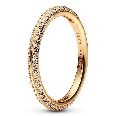 PANDORA Schmuck Damen-Ring Goldfarben Pavé 169679C01