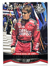 HOF'er CARL EDWARDS 2007 Press Pass NASCAR Racing Card #13