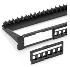 Everest Media Solutions 24 Port Keystone Patch Panel (2-Pack) - Use with Slim...