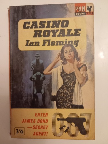 James Bond CASINO ROYALE 12th Printing 1963 Great Pan Paperback