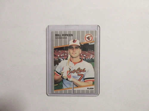 1989 Fleer Bill Ripken F**k Face Scribbled Out In White Saw Cut Rarest Variation