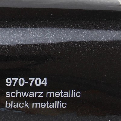 28€/m²) 0,5m x 1,52m Oracal 970RA Schwarz Metallic Glanz 704
