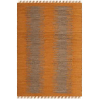 SAFAVIEH Montauk Collection MTK718R Handwoven Orange Rug