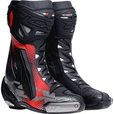 STIVALI BOOTS MOTO RACING TCX RT-RACE PRO AIR BLACK RED WHITE TCS TORSION TG 41