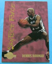 DENNIS RODMAN, 1995-96 SKYBOX SKYTECH FORCE #SF26, SPURS