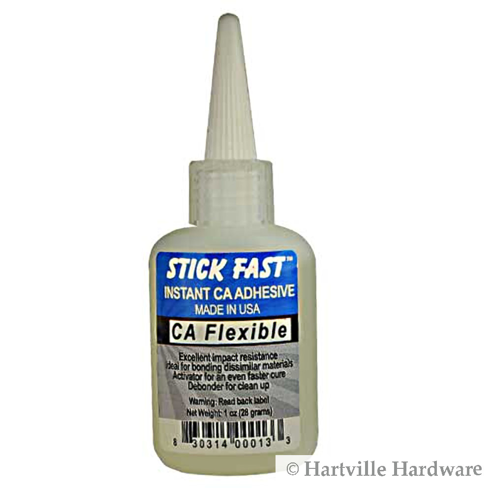 Stick Fast Cyanoacrylate Flexible Adhesive, 1 oz Bottle 013
