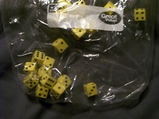 FOAM DICE SET OF 20 USED