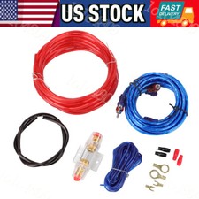 Car Audio System Speaker Kit Complete Subwoofer Amplifier Install Wiring Cable