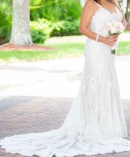 wedding dress size 12 preowned