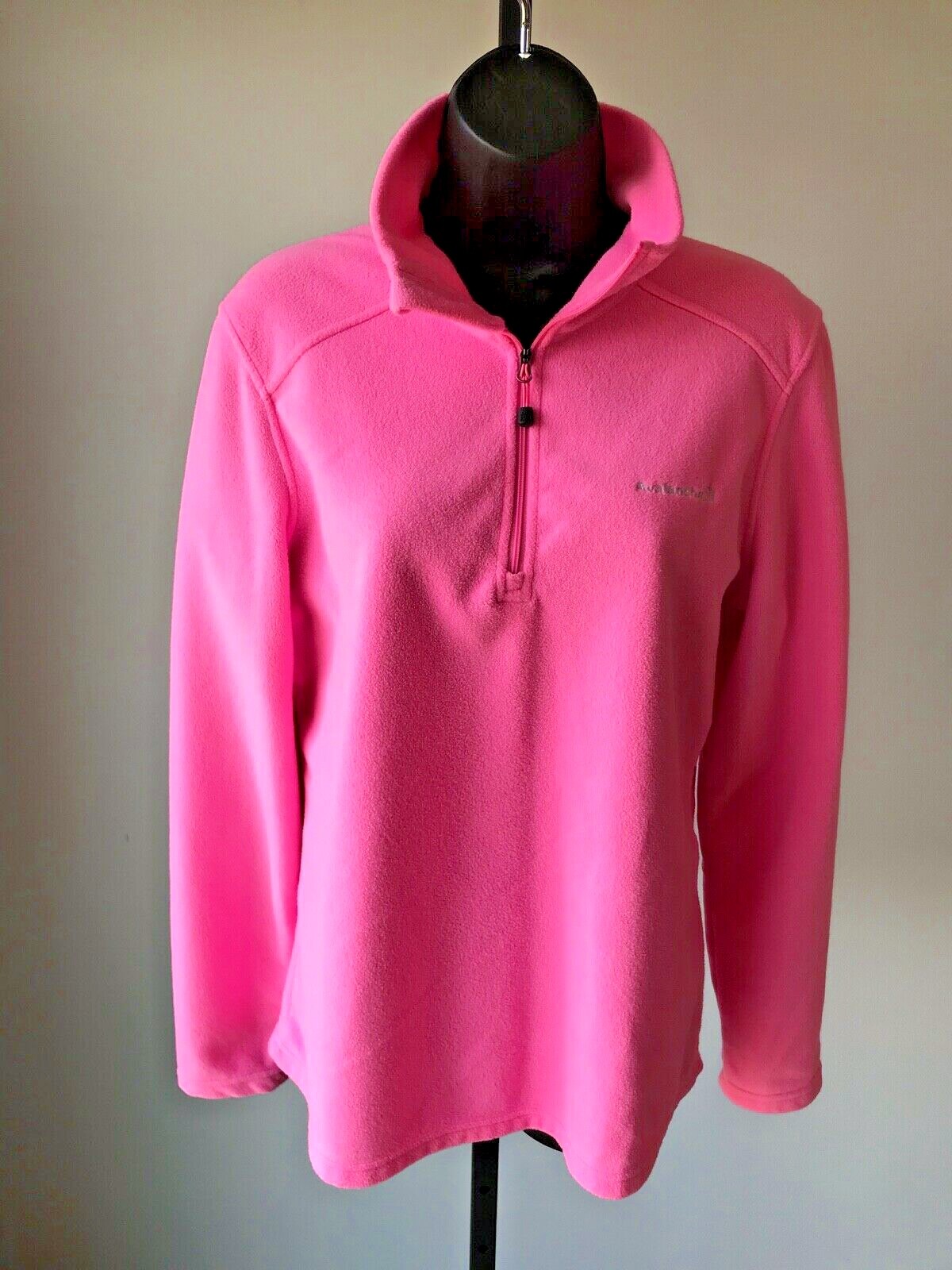 Avalanche Pink Polyester 1/2 Zip Fleece 