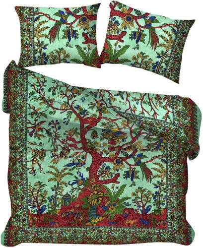 Indian Hippie Mandala Duvet Cover Quilt Gypsy Comforter Bedding Cover Set - Picture 2 of 3
