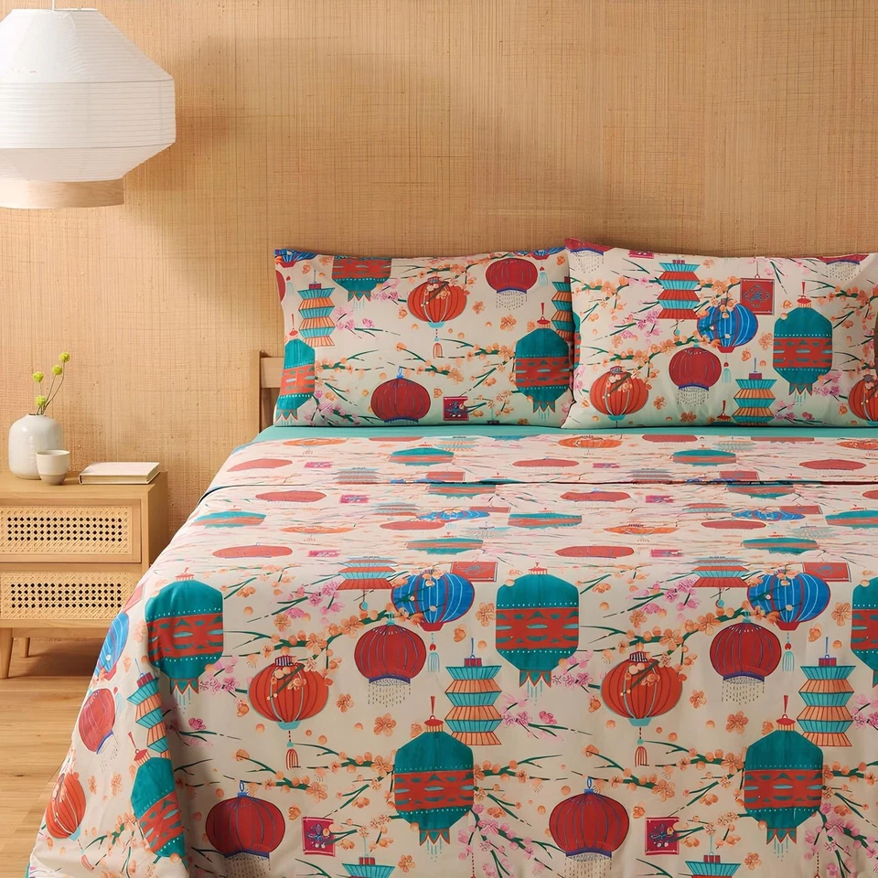 Completo Lenzuola una piazza e mezza Bassetti in Cotone Art. Kyoto - Immagine 3 di 4