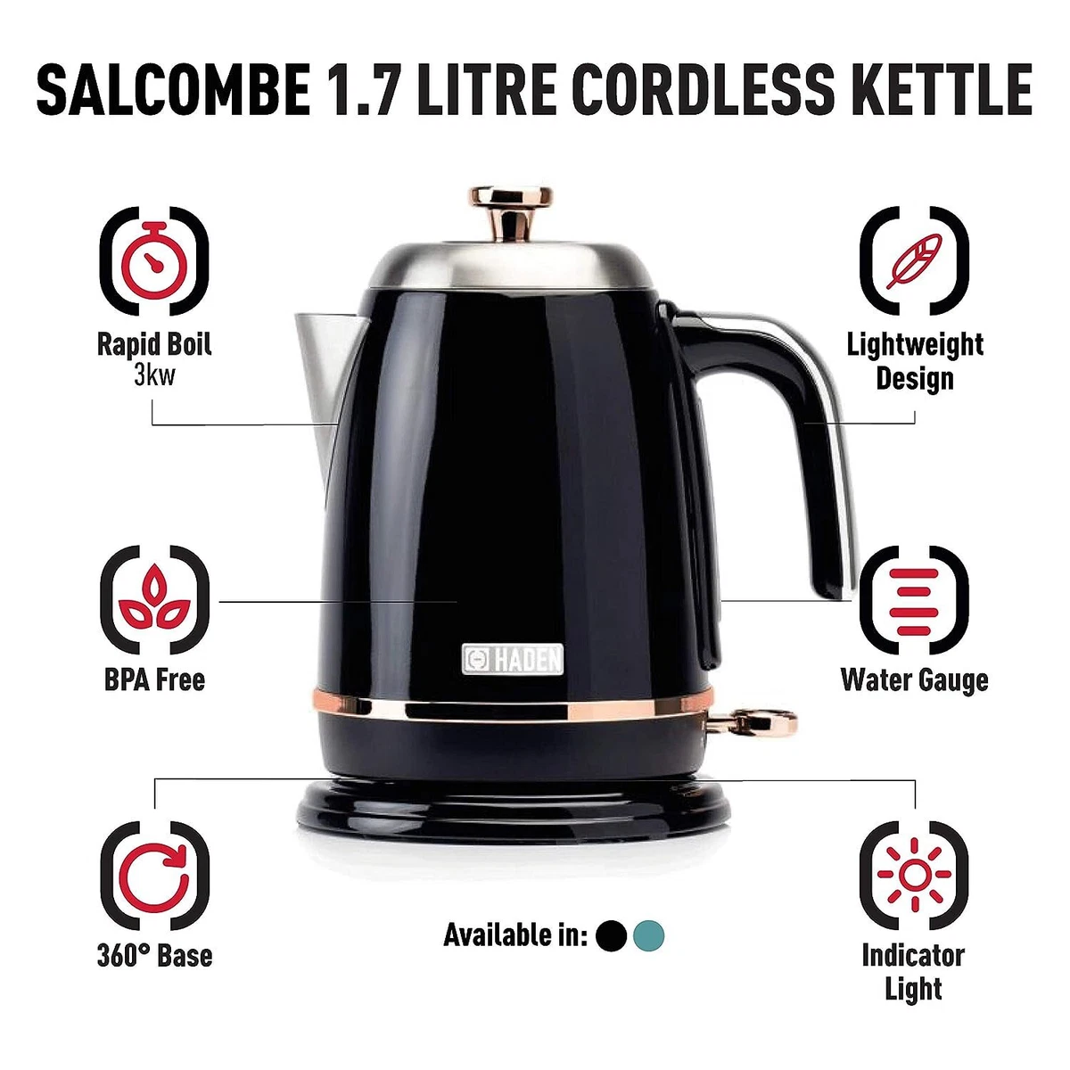 Fast top boil kettle