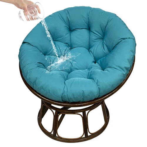 Papasan Chair Cushion Waterproof Oxford Cloth Circle Stuffed Egg Chair Cushions - Picture 67 of 111