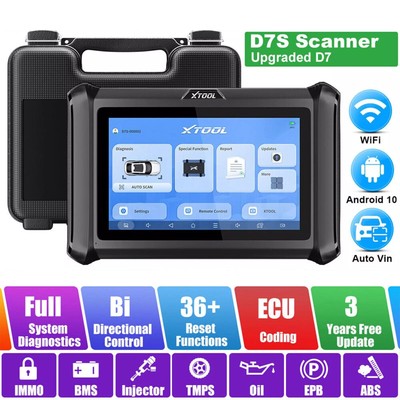 XTOOL D7S Auslesegerät KFZ OBD2 Diagnosegerät Auto Scanner All System ECU Coding