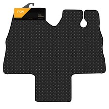 For Fiat Ducato & Peugeot Boxer 1993-2006 Tailored Heavy Duty 3mm Rubber Van Mat