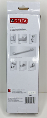 ❋1186❋ Delta Trillian Toilet Paper Holder Chrome Finish Bathroom 74355