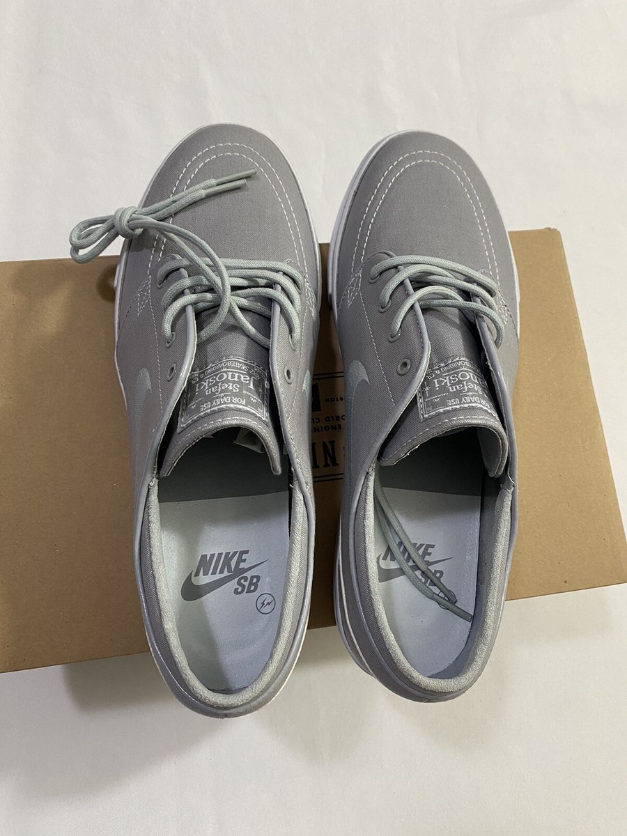 New Mens Size 9 Wolf Grey Nike Stefan Janoski Fragment