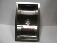*K & B FIXTURES UNDERMOUNT STAINLESS STEEL 16" X 10" X 6" SINK 133330 FREE SHIP 