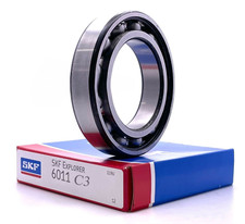 6011 C3 SKF Deep Groove Bearing 55 X 90 X 18mm Free Shipping  Return New USA