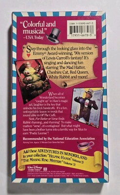 Disneys Adventures in Wonderland - Hare Raising Magic (VHS, 1993