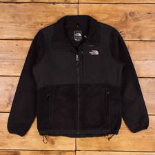 Vintage North Face Outdoor Jacket L Denali Polartec Fleece Black Womens Zip