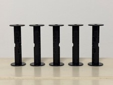 120 220 Plastic Take-Up Spools - Lot of 5 For Medium Format Film Camera