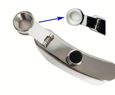 #ad #ad Silver Stainless Steel Alcohol Pocket Flask with Funnel Whiskey Flask 355ml 12oz $4.69