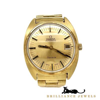 OMEGA Geneve ゴールド腕時計 Omega Geneve Seamaster Yellow Gold Watch, Vintage | eBay