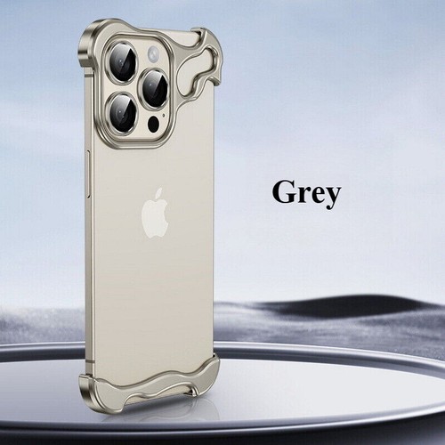 Funda protectora a prueba de golpes de metal con marco de aleación de aluminio para iPhone 16 15 14 13 Pro Max - Imagen 12 de 20