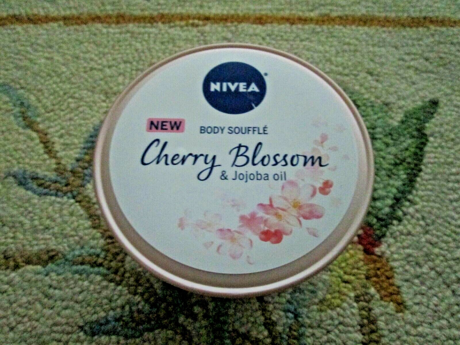 NIVEA Cherry Blossom Jojoba Oil Body Souffle Velvet Smooth Skin 2 X