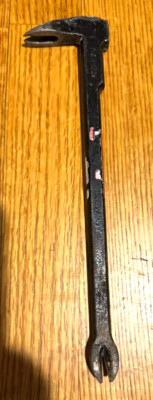Vintage 10'' Vaughan Bear Claw Cat's Claw Cats Iron Steel Nail Puller No. BC-9