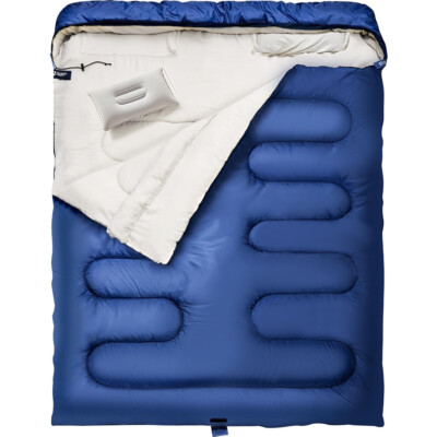 yotruth Double Sleeping Bag with Pillow for Adults Season Queen
