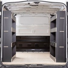 Renault Trafic L2 (LWB) 2015+ Double Rear HEXABOARD Van Racking Van Organiser
