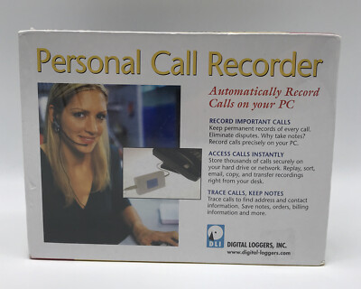 Telephone Recorder Total System Record Phone Call to PC, Home Business Caller ID