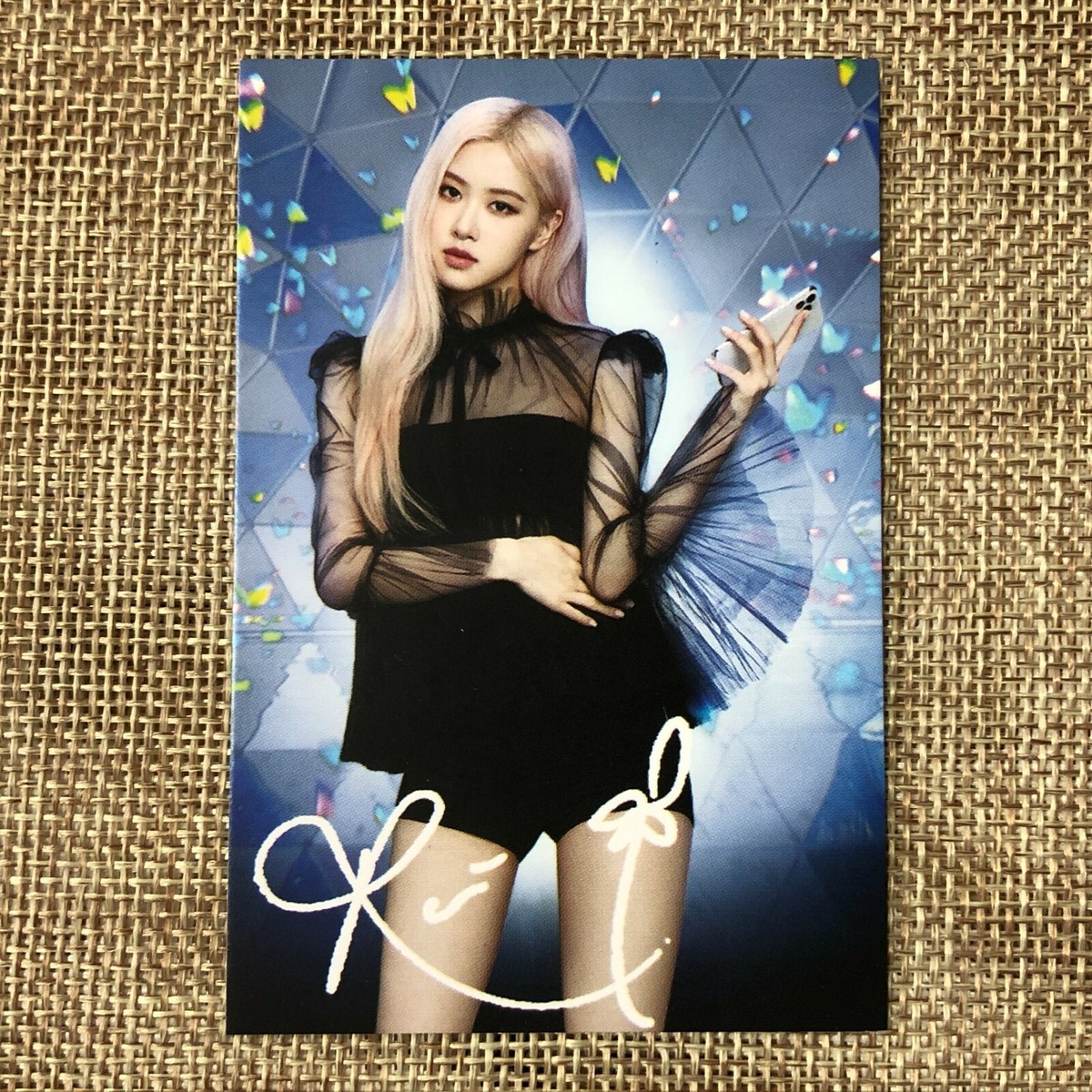 -R-:ROSE (BLACKPINK)【ランダム封入特典】ポストカード16枚 Rose Official Postcard BlackPink 2nd Album Born Pink Box Set