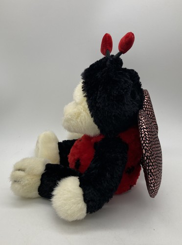 Russ Berrie Buzzie Ladybug Teddy Bear Love Bug Plush Stuffed Animal Soft Toy 10” - Picture 3 of 9