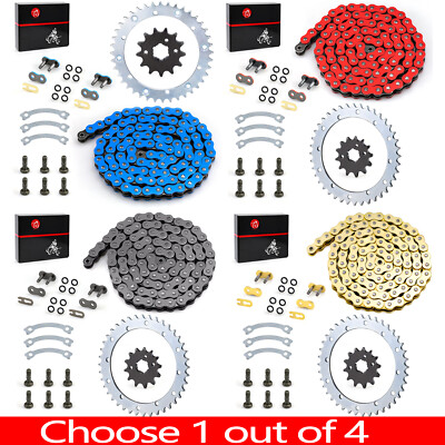 Front Rear Chain #520 98L Drive Sprocket Kit For Yamaha Warrior YFM350X 1989-04