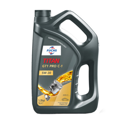 Fuchs TITAN GT1 PRO C-1 SAE 5W-30 Engine Oil 5 Liter for Land Rover Discovery